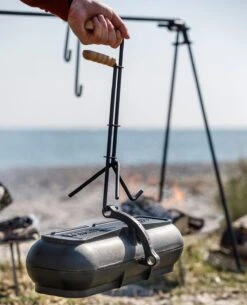 Petromax Kartoffelbräter XL Aus Gusseisen -Camping Geschäft Petromax Gusseisen Kartoffelbraeter gross anheben