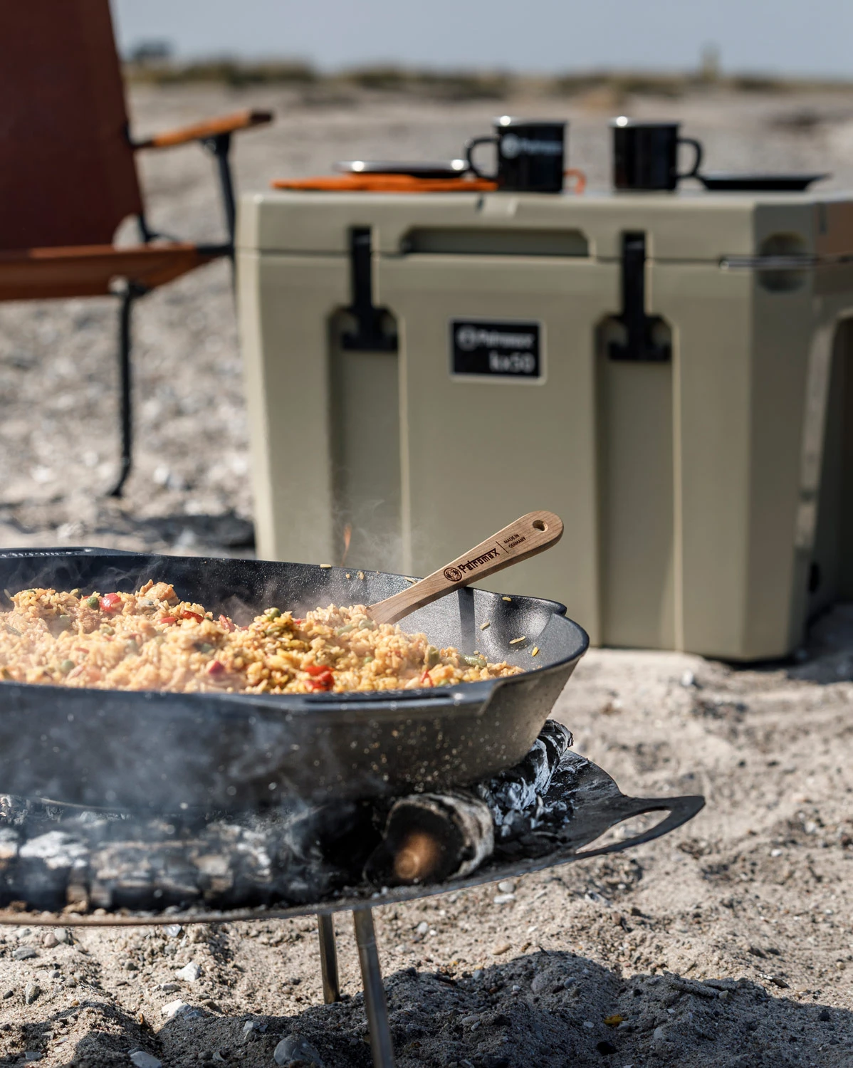 Petromax Feuerpfanne Gusseisen Fp50h-t Mit Zwei Henkeln 5 Petromax Feuerpfanne Gusseisen Fp50h-t Mit Zwei Henkeln – Bild 3