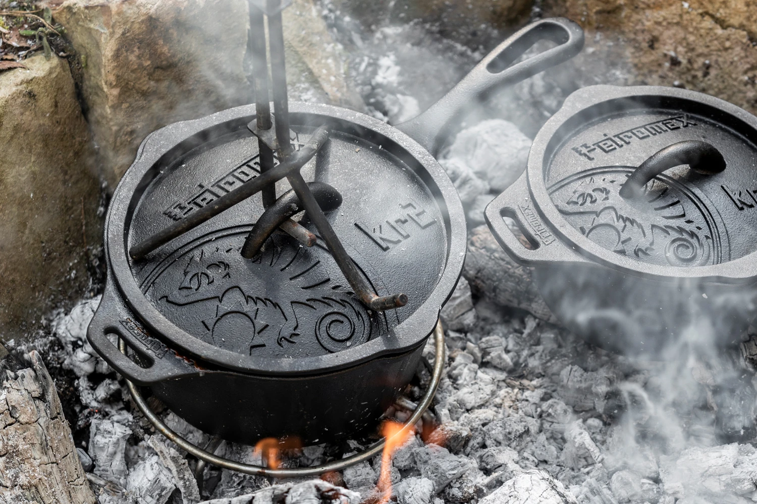 Petromax Gusseiserne Kasserolle Mit Deckel Kr2 9 Petromax Gusseiserne Kasserolle Mit Deckel Kr2 – Bild 7