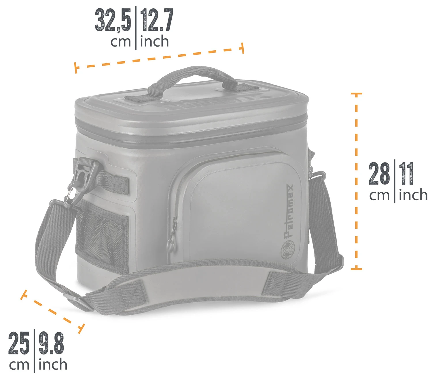 Petromax Kühltasche 8 Liter / Dunkelgrau 5 Petromax Kühltasche 8 Liter / Dunkelgrau – Bild 3