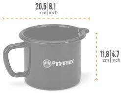 Petromax Emaille Milchtopf / 1400 Ml / Schwarz 7 Petromax Emaille Milchtopf / 1400 Ml / Schwarz -Camping Geschäft Petromax Milchtopf Emaille 1400ml schwarz Abmessungen