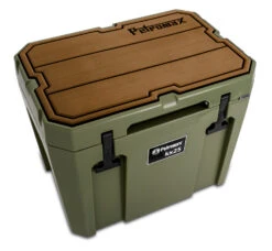 Petromax Haft-Auflage Für Kühlbox Kx25 Braun Mit Linien -Camping Geschäft Petromax kx25 padw l Haft Auflage Kuehlbox kx25 oliv braun Linien 2 1625147089