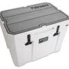 Petromax Haft-Auflage Für Kühlbox Kx50 Grau Mit Linien -Camping Geschäft Petromax kx50 padg l Haft Auflage Kuehlbox kx50 grau Linien