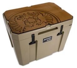 Petromax Haft-Auflage Für Kühlbox Kx50 Braun Mit Drachenemblem -Camping Geschäft Petromax kx50 padw d Haft Auflage Kuehlbox kx50 sand braun Drachen 3 1625147104