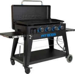Pit Boss Plancha Grill Ultimate Plancha 4-Brenner - Mit Untergestell -Camping Geschäft Pit Boss Planchagrill Ultimate 4 Brenner Gasgrill