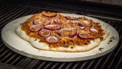 Grillfürst Pizzastein 33 Cm -Camping Geschäft Pizza Stein Grill Thunfisch