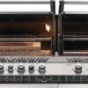Napoleon Prestige Pro 825-3 Edelstahl Einbaugrill Gas - Inkl. Drehspieß - Modell 2023 -Camping Geschäft PrestigePro BIPRO825 RBI 3 GrillHead Str NoRotis LidOpn IntLtsOn