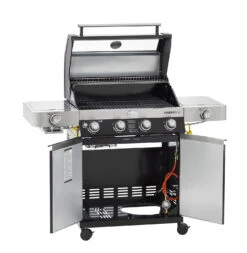 Rösle Gasgrill Videro G4-S VARIO+ Schwarz - Modell 2023 - X-DEAL Inkl. Abdeckhaube Und Grillplatte -Camping Geschäft Roesle 2021 Videro G4 S Vario Grillrost 25524