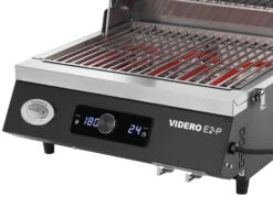 Rösle Elektrogrill Videro E2-P Campinggrill -Camping Geschäft Roesle Elektrogrill Videro E2 P Steuerung Display