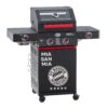 Rösle Videro G2-S VARIO+ Schwarz Gasgrill - FC Bayern Edition - Inkl. FC Bayern Abdeckhaube Und Grillbürste -Camping Geschäft Roesle FC Bayern Grill Videro G2 S Aufkleber Logo