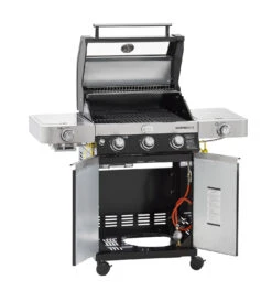 Rösle Gasgrill Videro G3-S VARIO+ Schwarz - Modell 2023 - X-DEAL Inkl. Abdeckhaube, Grillplatte Und Drehspieß -Camping Geschäft Roesle Gasgrill Videro G3 S Vario 25520 Unterschrank 1
