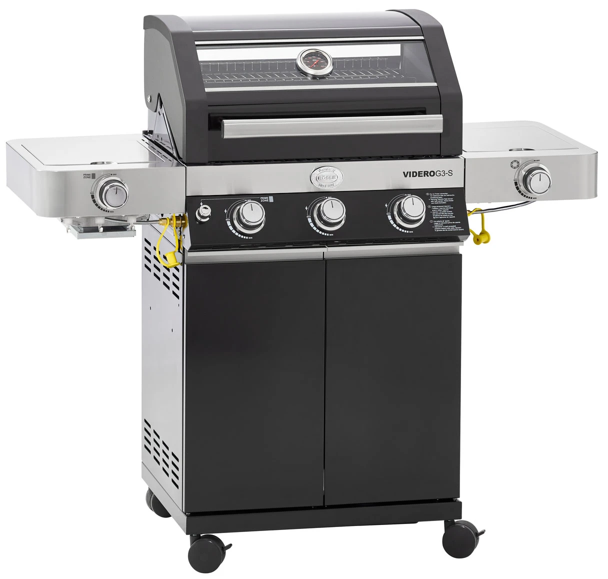 Rösle Gasgrill Videro G3-S VARIO+ Schwarz - Modell 2023 - X-DEAL Inkl. Abdeckhaube Und Grillplatte 3 Rösle Gasgrill Videro G3-S VARIO+ Schwarz - Modell 2023 - X-DEAL Inkl. Abdeckhaube Und Grillplatte