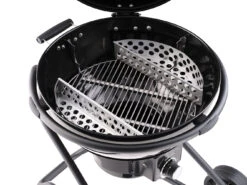 Rösle Holzkohlegrill Kugelgrill No.1 F60 Air Nero Jubiläumsmodell -Camping Geschäft Roesle Holzkohle Kugelgrill Air F60 Nero Kohlekoerbe