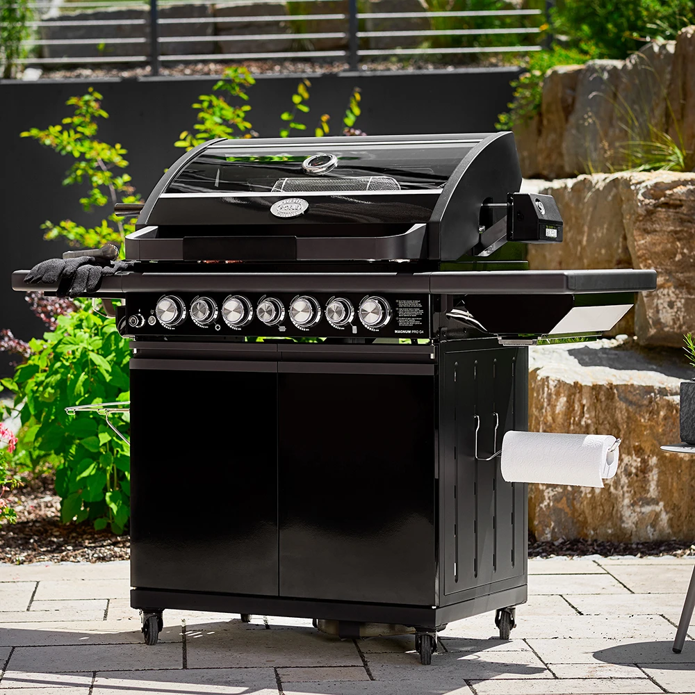 Rösle Gasgrill Magnum PRO G4-S - X-DEAL Inkl. Abdeckhaube, Gusseisen Grillplatte Und Drehspieß - Modell 2023 10 Rösle Gasgrill Magnum PRO G4-S - X-DEAL Inkl. Abdeckhaube, Gusseisen Grillplatte Und Drehspieß - Modell 2023 – Bild 8