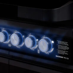 Rösle Gasgrill Magnum PRO G4-S - Modell 2023 -Camping Geschäft Roesle Magnum Pro G4 S Drehregler beleuchtet 1
