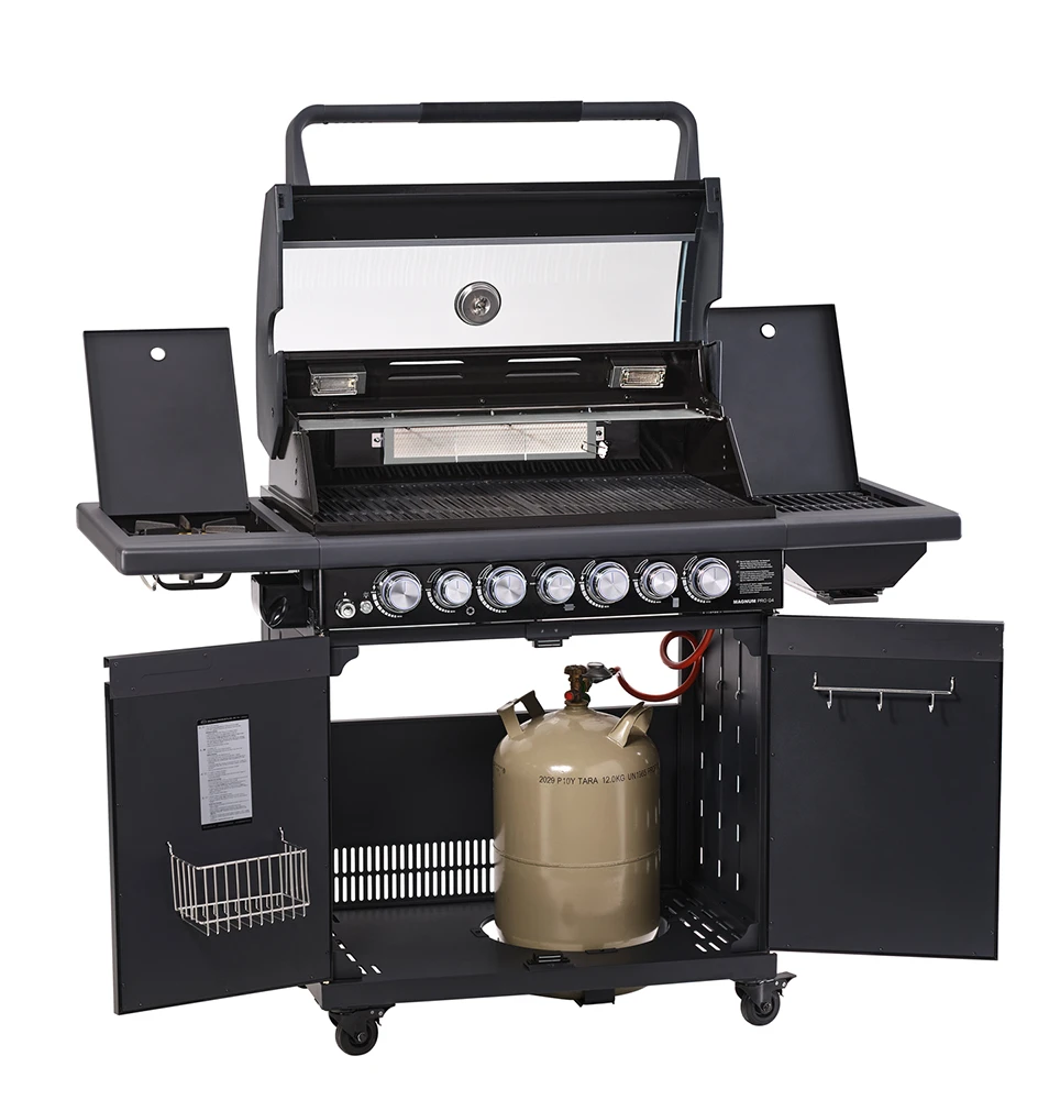 Rösle Gasgrill Magnum PRO G4-S - X-DEAL Inkl. Abdeckhaube, Gusseisen Grillplatte Und Drehspieß - Modell 2023 4 Rösle Gasgrill Magnum PRO G4-S - X-DEAL Inkl. Abdeckhaube, Gusseisen Grillplatte Und Drehspieß - Modell 2023 – Bild 2