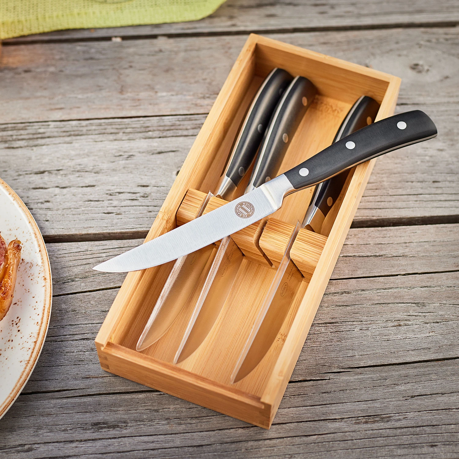 Rösle Steakmesser 4er Set - FC Bayern Edition 5 Rösle Steakmesser 4er Set - FC Bayern Edition – Bild 3