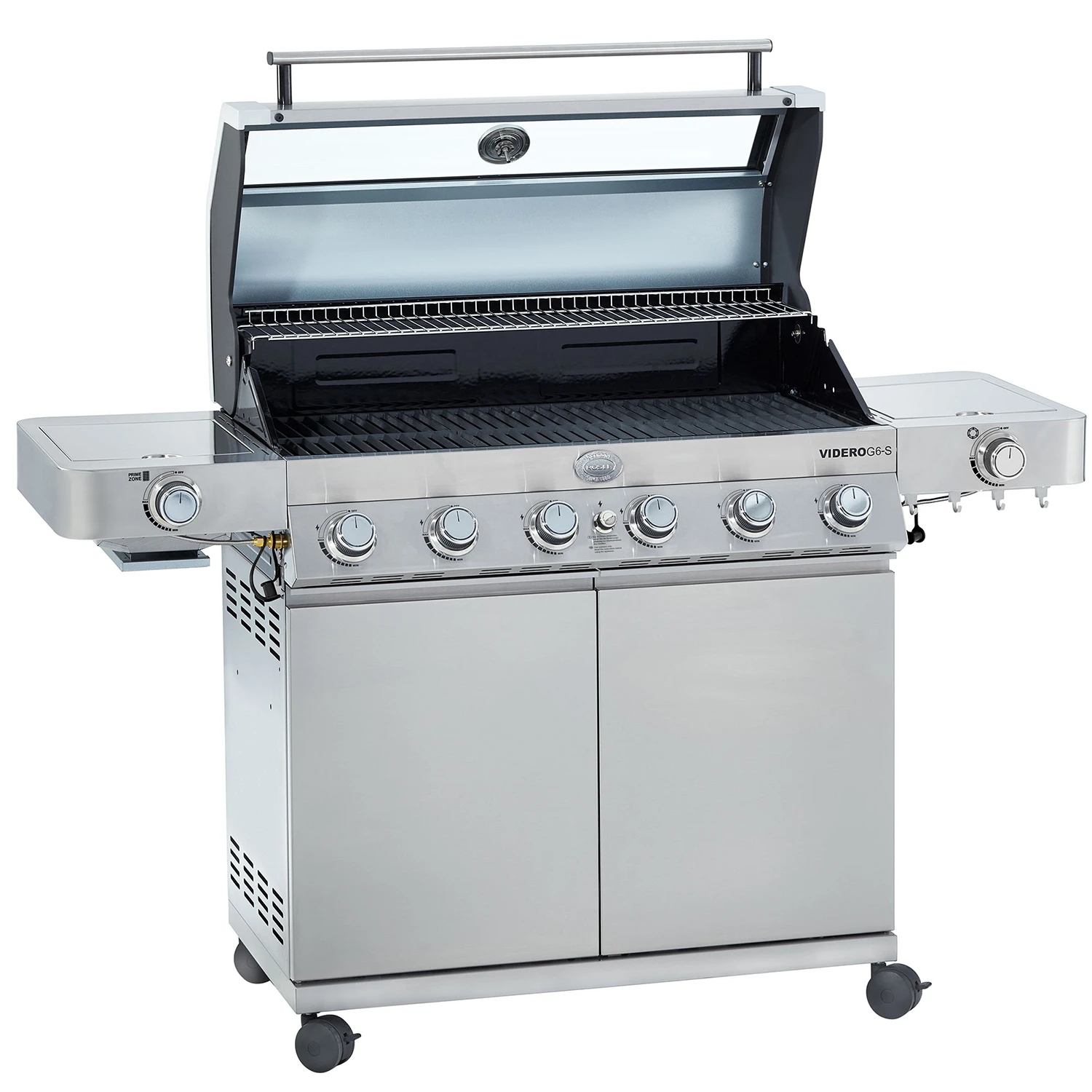 Rösle Edelstahl Gasgrill Videro G6-S VARIO+ - Limited Edition Modell 2023 - X-DEAL Inkl. Abdeckhaube, Grillplatte Und Drehspieß 9 Rösle Edelstahl Gasgrill Videro G6-S VARIO+ - Limited Edition Modell 2023 - X-DEAL Inkl. Abdeckhaube, Grillplatte Und Drehspieß – Bild 7