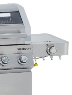 Rösle Gasgrill Videro G6-S VARIO+ - Limited Edition Modell 2023 - SMART Deal Inkl. Grillfürst Grill Control + Abdeckhaube Und Grillplatte -Camping Geschäft Roesle Videro 25528 G6 S Edelstahl Seitenkocher abklappbar 3