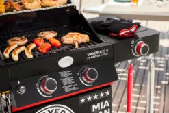 Rösle Videro G2-S VARIO+ Schwarz Gasgrill - FC Bayern Edition - Inkl. FC Bayern Abdeckhaube Und Grillbürste -Camping Geschäft Roesle Videro G2 S FC Bayern Grill