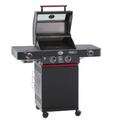 Rösle Videro G2-S VARIO+ Schwarz Gasgrill - FC Bayern Edition - Inkl. FC Bayern Abdeckhaube Und Grillbürste -Camping Geschäft Roesle Videro G2 S Vario FC Bayern Edition Gasgrill