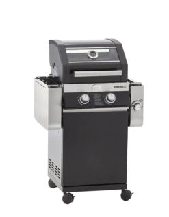 Rösle Gasgrill Videro G2 Schwarz - Modell 2022 Inkl. Abdeckhaube -Camping Geschäft Roesle Videro G2 abklappbare Seienteile 25514 1