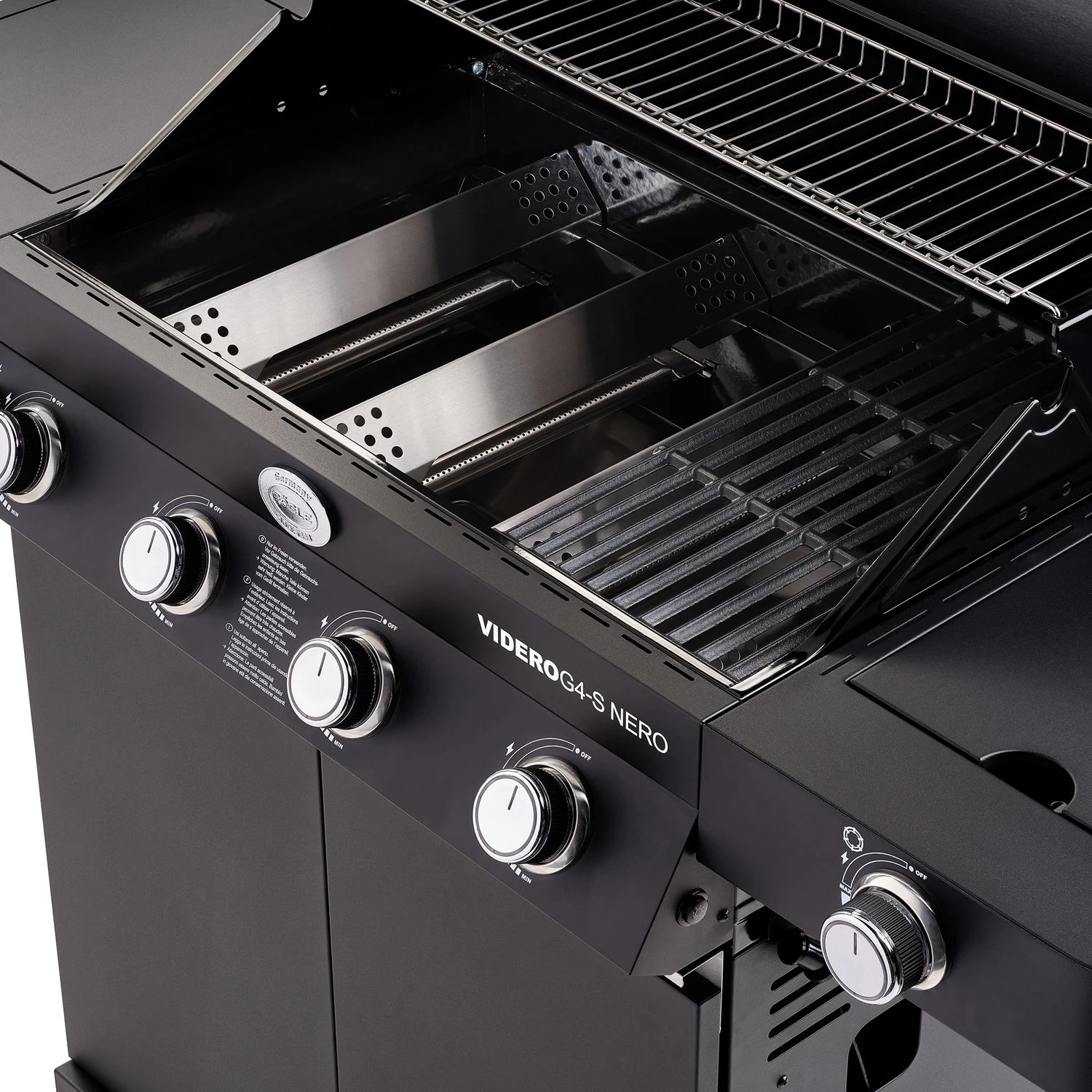 Rösle Gasgrill BBQ-Station Videro G4-S Vario+ Nero Schwarz - Modell 2023 - SMART Deal Inkl. Grillfürst Grill Control 13 Rösle Gasgrill BBQ-Station Videro G4-S Vario+ Nero Schwarz - Modell 2023 - SMART Deal Inkl. Grillfürst Grill Control – Bild 11