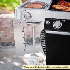 Rösle Gasgrill Videro G6-S VARIO+ Schwarz - Modell 2023 - SMART Deal Inkl. Grillfürst Grill Control + Abdeckhaube Und Grillplatte -Camping Geschäft Roesle Videro Gasgrill Grillstation Primezone Mood 1