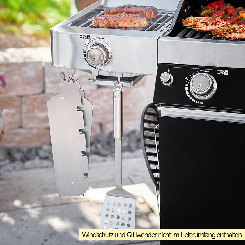 Rösle Gasgrill Videro G3-S VARIO+ Schwarz - Modell 2023 - X-DEAL Inkl. Abdeckhaube Und Grillplatte 17 Rösle Gasgrill Videro G3-S VARIO+ Schwarz - Modell 2023 - X-DEAL Inkl. Abdeckhaube Und Grillplatte – Bild 15