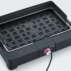 Severin Elektro Tischgrill Mit Grillplatte - 2.200 Watt -Camping Geschäft Severin Elektro Tischgrill Grillplatte Detail