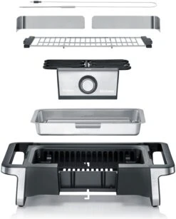 Severin Elektro Tischgrill SENOA Boost - Boost Zone 500°C - 3.000 W -Camping Geschäft Severin Senoa boost s PG8113 explosion