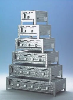 TGO 3-Brenner Gastrobräter / Gasbräter Mit Verchromten Rost