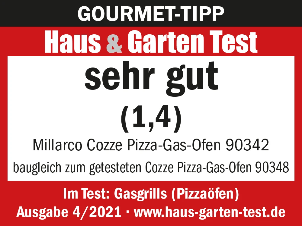COZZE Pizzaofen Gas 34 Cm (13") - Inkl. Pizzastein 10 COZZE Pizzaofen Gas 34 Cm (13") - Inkl. Pizzastein – Bild 8
