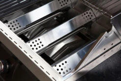 Grillfürst G401E Borussia Dortmund Edition 4-Brenner Edelstahl - Einbaugrill Mit Edelstahl Rosten -Camping Geschäft grillfuerst BVB Gasgrill G401 Flammenverteiler 1