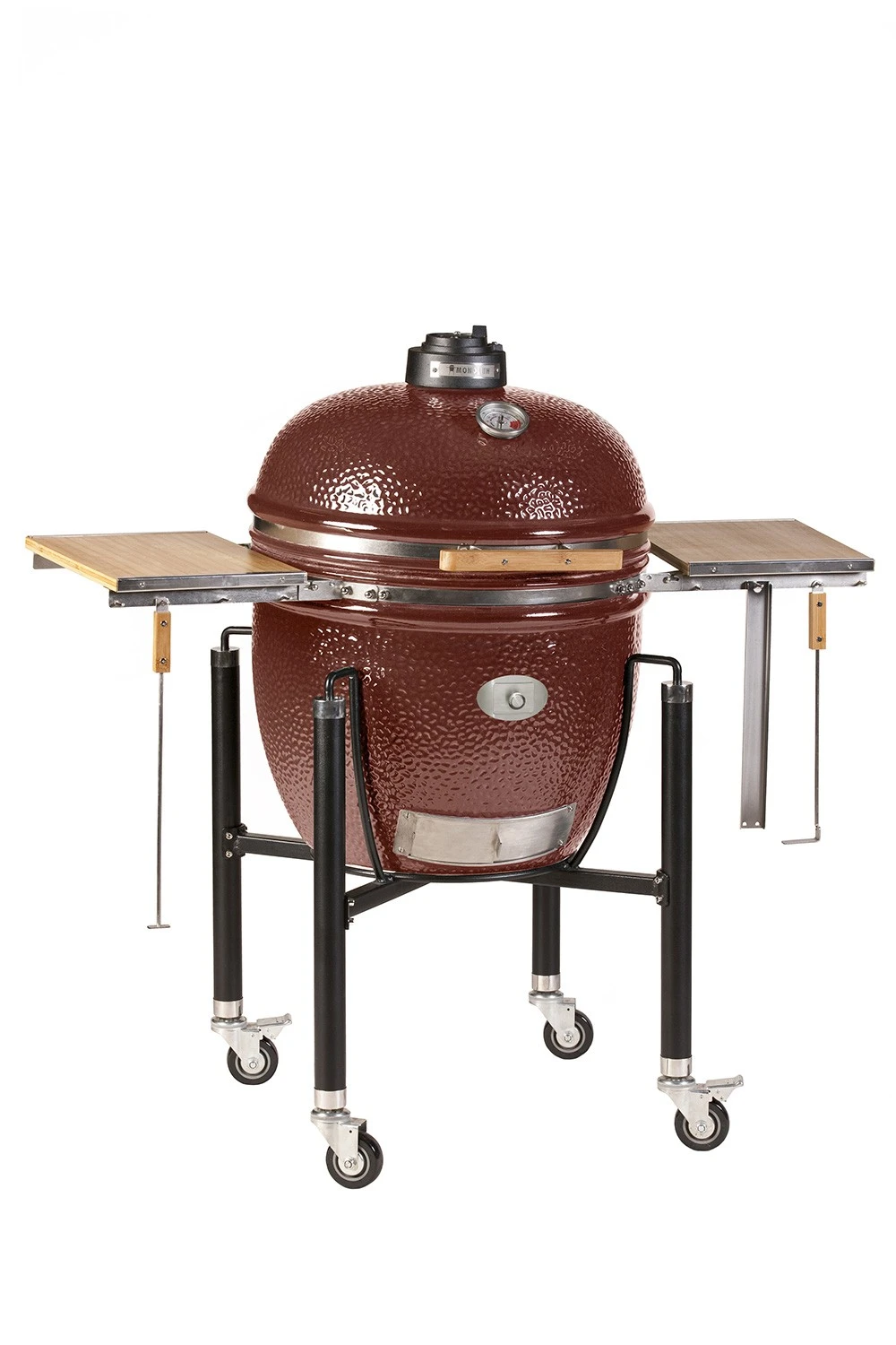 Monolith Grill LeChef Red Mit Gestell Und Seitentischen MG23R - Set - Auslaufmodell 4 Monolith Grill LeChef Red Mit Gestell Und Seitentischen MG23R - Set - Auslaufmodell – Bild 2