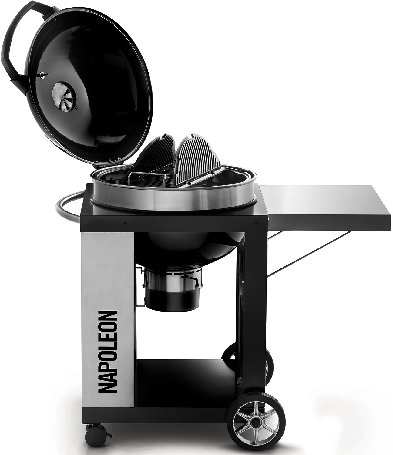 Napoleon Holzkohlegrill Kugelgrill Ø 57cm Im Rollwagen Mit Gussrost Und Deckelscharnier PRO22K-Cart-2 5 Napoleon Holzkohlegrill Kugelgrill Ø 57cm Im Rollwagen Mit Gussrost Und Deckelscharnier PRO22K-Cart-2 – Bild 3