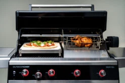 Outdoorchef Dualchef 425 G BZ Gasgrill Mit Blazing Zone Infrarotbrenner + DGS Gusseisen Grillrost 2 Stk.+ DGS Gemüse Grillrost 2 Stk. -Camping Geschäft outdoorchef dualchef 425 g rotisserie 18 700 16