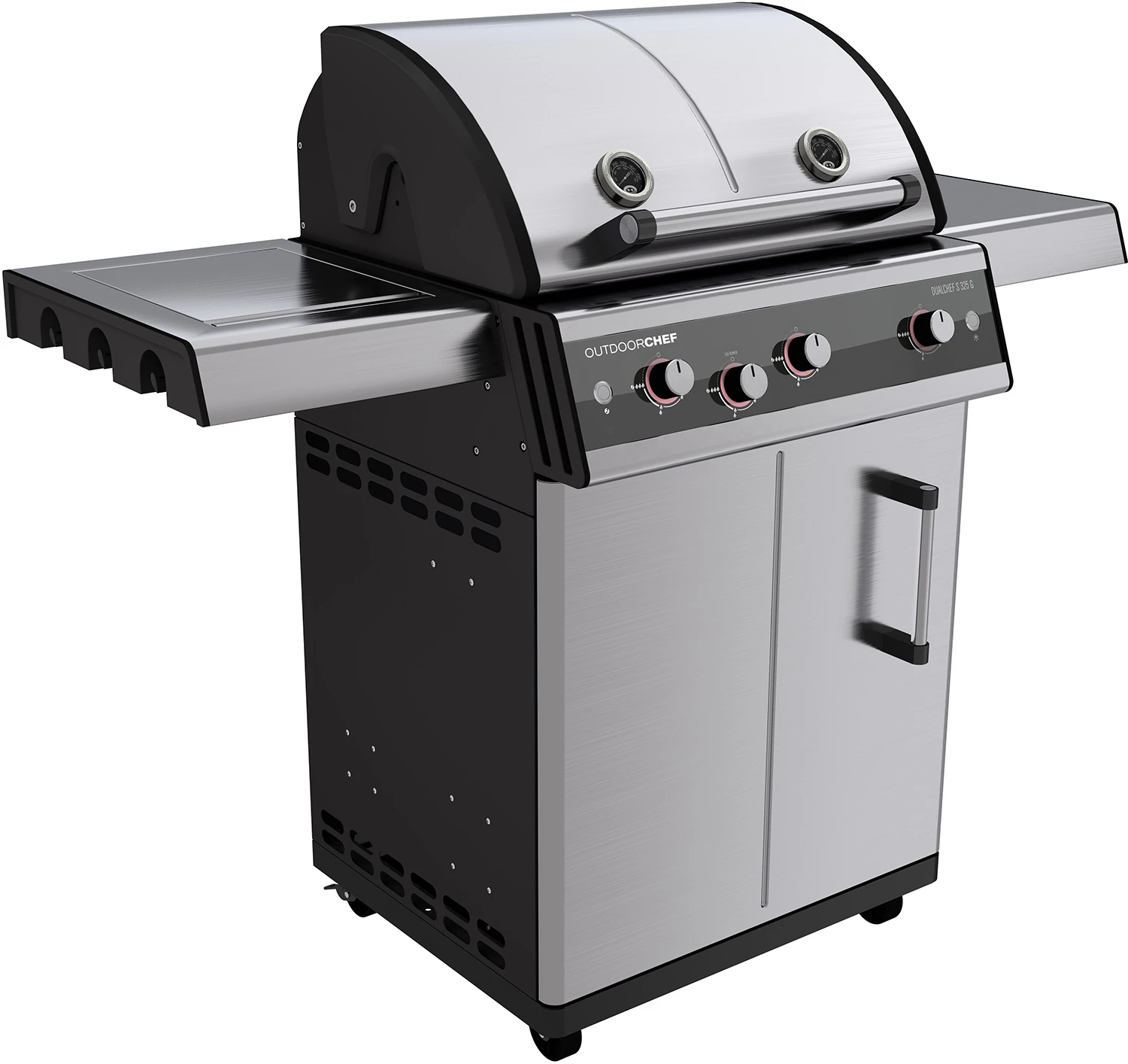 Outdoorchef Dualchef S 325 G Edelstahl Gasgrill 4 Outdoorchef Dualchef S 325 G Edelstahl Gasgrill – Bild 2