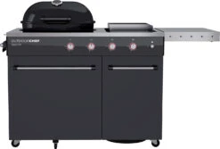 Outdoorchef Gas Kugelgrill Station Lugano 570 G EVO -Camping Geschäft outdoorchef lugano 570 g evo frontal