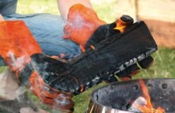 Petromax Grillhandschuhe Pro 300 Aramid / Leder (Paar) -Camping Geschäft petromax aramid pro 300 handschuhe h300 3