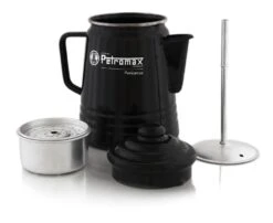 Petromax Tee- Und Kaffee-Perkolator / Schwarz Emailliert (1,3 Liter) -Camping Geschäft petromax kaffeekanne schwarz per 9 s