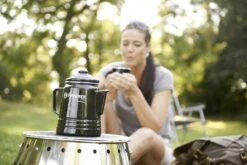 Petromax Tee- Und Kaffee-Perkolator / Schwarz Emailliert (1,3 Liter) -Camping Geschäft petromax perkomax atago per 9 s