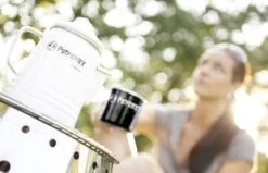 Petromax Tee- Und Kaffee-Perkolator / Weiß Emailliert (1,3 Liter) -Camping Geschäft petromax perkomax atago per 9 w