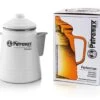 Petromax Tee- Und Kaffee-Perkolator / Weiß Emailliert (1,3 Liter) -Camping Geschäft petromax perkomax weiss per 9 w