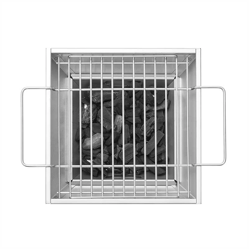 Thüros T1 Holzkohle Tischgrill Edelstahl 30x30 Cm 3 Thüros T1 Holzkohle Tischgrill Edelstahl 30x30 Cm