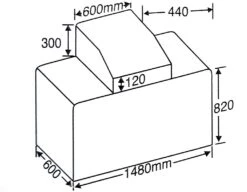 Universal 2-Brenner Gasgrill Abdeckhaube -Camping Geschäft ziegler brown abdeckhaube 2b abmessungen