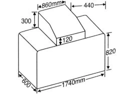 Universal 4-Brenner Gasgrill Abdeckhaube -Camping Geschäft ziegler brown abdeckhaube 4b abmessungen